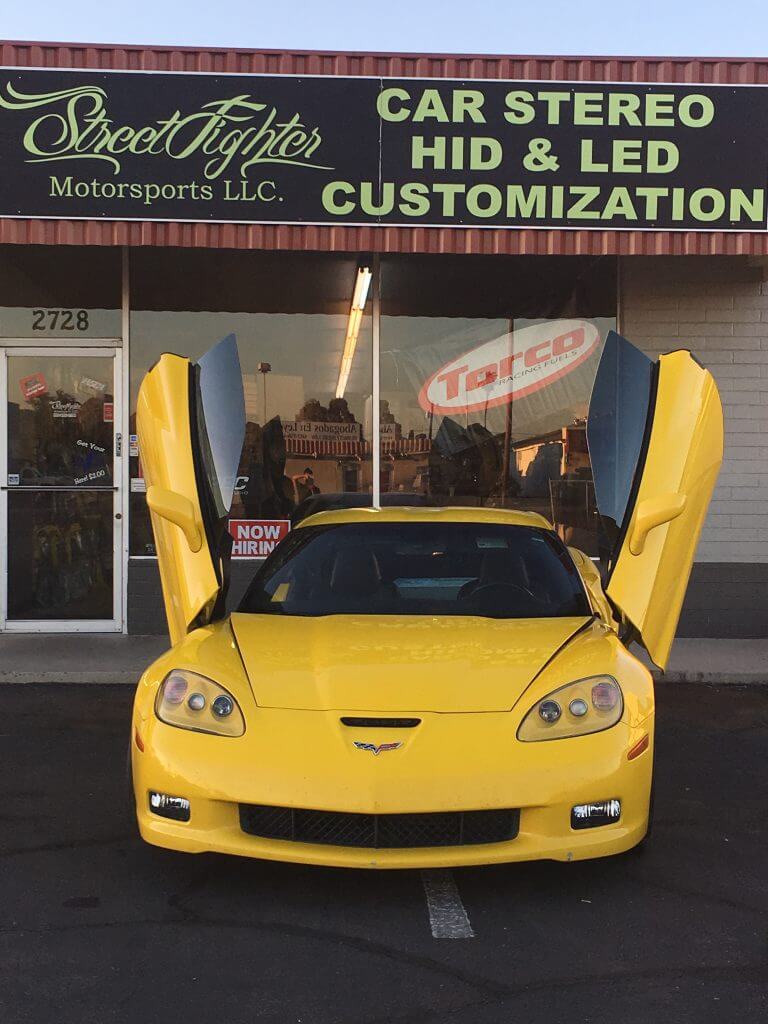 Streetfighter C6 corvette Vertical doors